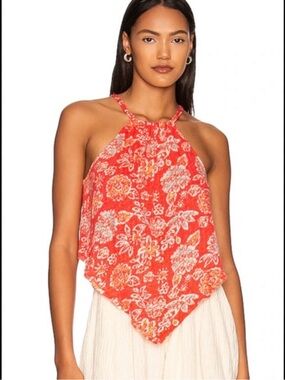 Free People, We The Free Daisy Tank in Strawberry Rose - Large